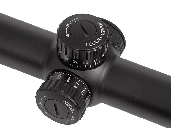 Прицел Gaut Obsidian 1-8x24, сетка 39, 1/2 МОА