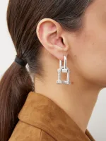 СЕРЬГИ "STATEMENT 2 IN 1"