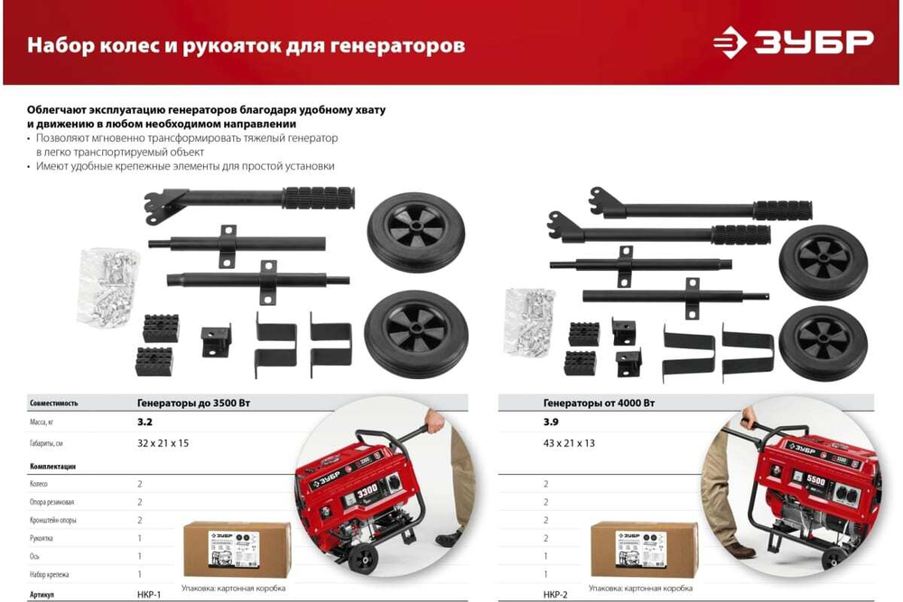 Бензиновый генератор ЗУБР 8000 Вт СБ-8000