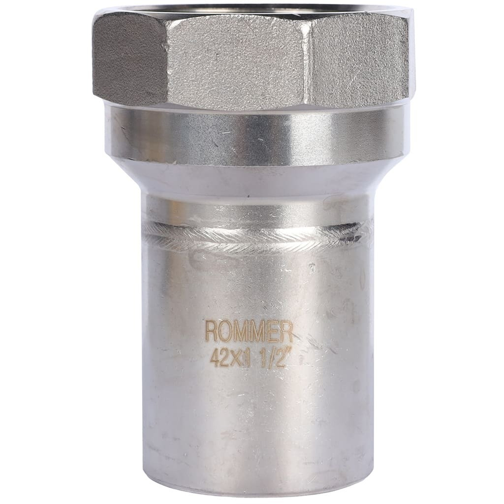 ROMMER Вставка с ВР 42x1 1/2" из нержавеющей стали прессовой