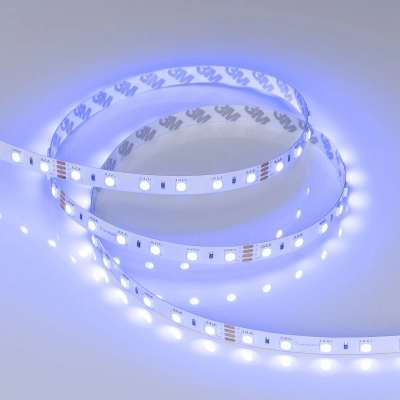 Лента RT-B60-10mm 24V RGB (14.4 W/m, IP20, 5060, 50m) (Arlight, Открытый)