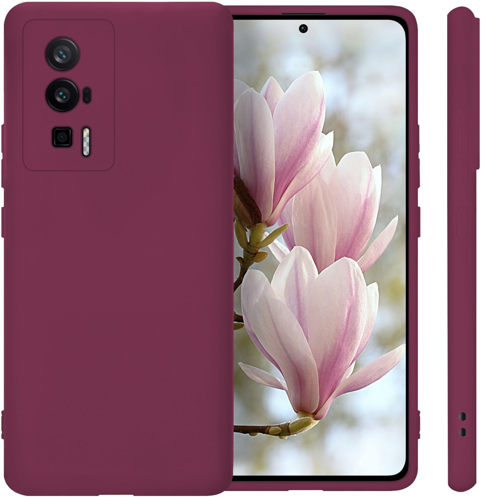 Мягкий Soft Touch чехол из силикона для XIAOMI POCO F5 PRO и REDMI K60 PRO с бархатной подкладкой