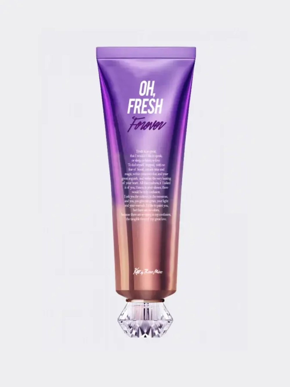 [Kiss by Rosemine] Крем для тела ЦВЕТОЧНЫЙ АРОМАТ ИРИСА Fragrance Cream - Oh, Fresh Forever, 140 мл