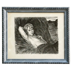 Лянглебен М. В. Портрет Сергея Есенина. Автолитография, 1964