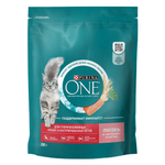 Сухой корм Purina ONE для стерилизованных кошек и кастрированных котов лосось 200 г