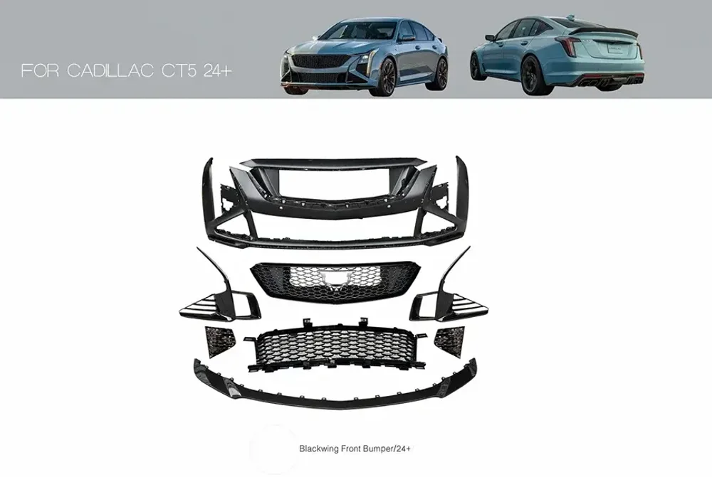 Передний бампер Blackwing для Cadillac CT5 2024+ Каддилак