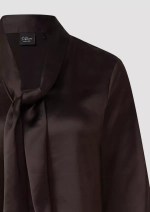 Атласная блузка с элегантным воротником Black Label