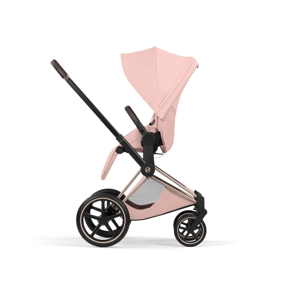 Детская коляска Cybex Priam V Style 2 в 1 Peach Pink на шасси Rosegold