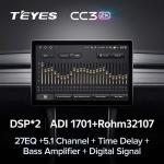 Магнитола для Mitsubishi Outlander 2002-2008 - Teyes CC3-2K-360 монитор 13" 2K QLED на Android 10, Быстрая, CarPlay, 4G SIM-слот, 4 камеры в комплекте