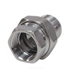 Соединитель латунь хром американка Ду 40 (1 1/2") прямой ВР/НР R18 Giacomini R18X017