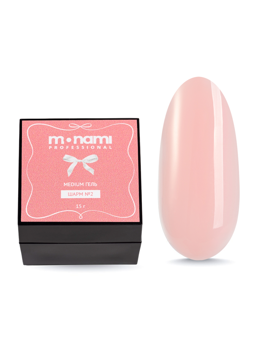 Monami Medium Gel - Гель для моделирования ногтей Шарм №2, 15гр