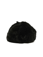 Шапка-ушанка Black Faux Fur Trapper