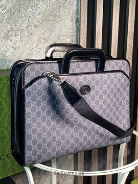 Портфель серо-чёрный от Gucci BP5-774428