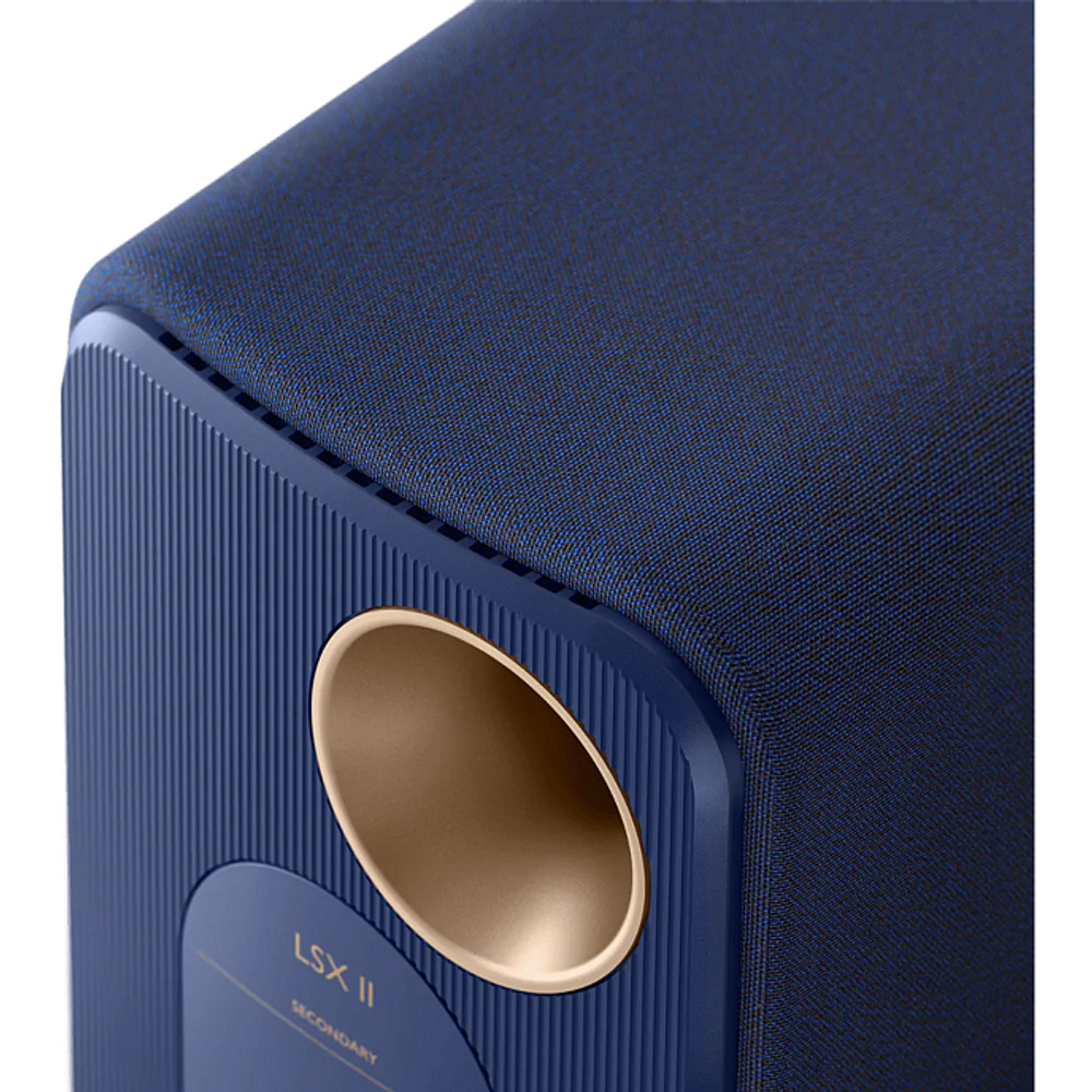 KEF LSX II Cobalt Blue активная беспроводная полочная акустическая система (пара)