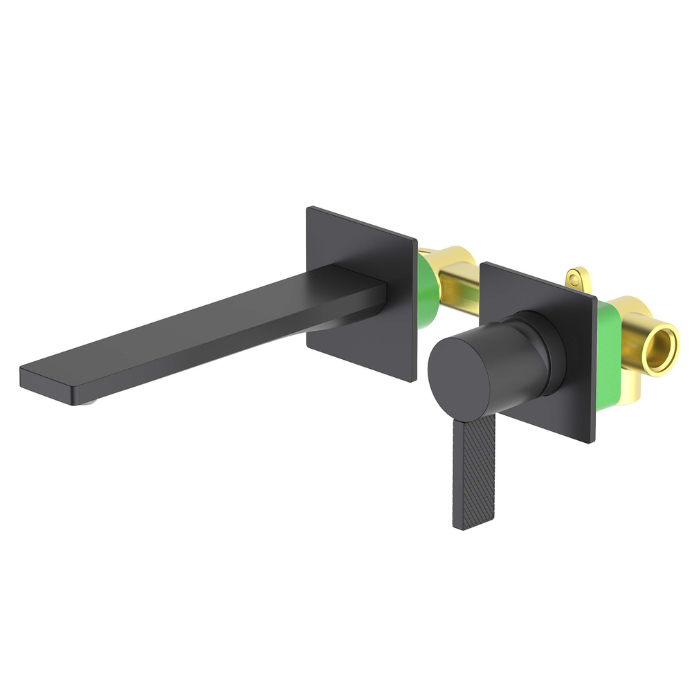 Смеситель для раковины встроенный Caisa 9072/03SM Черный