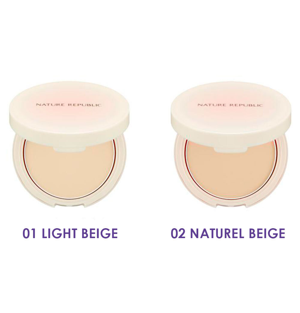Компактная пудра для макияжа  Nature Republic Cover Two Way Pact SPF30