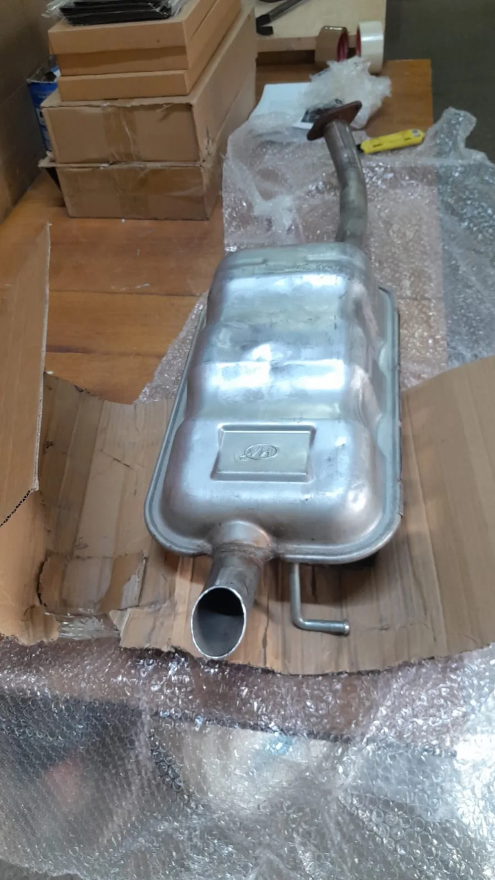Глушитель задняя часть JAC Tagaz C10 1201200u8010