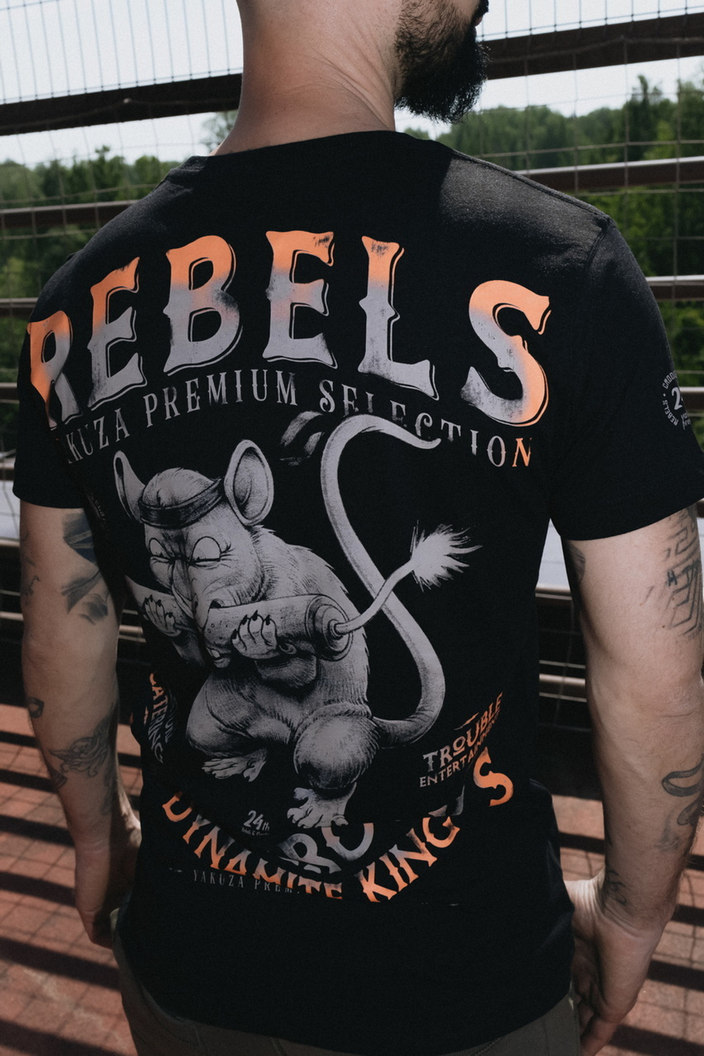 Футболка черная Yakuza Premium 3611-3