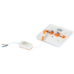 Светильник светодиодный встраиваемый ЭРА DFL-111-S-18-6K квадратный 18Вт 6500К | Downlight