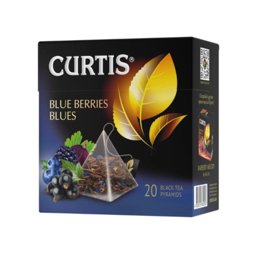 Чай черный Curtis Blue Berries Blues в пирамидках 20 пакетиков