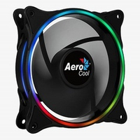 Вентилятор д/корпуса 120x120x25 AeroCool Eclipse 12, 1200 RPM, 16.8dB, ARGB, 4-pin PWM (4718009158122)