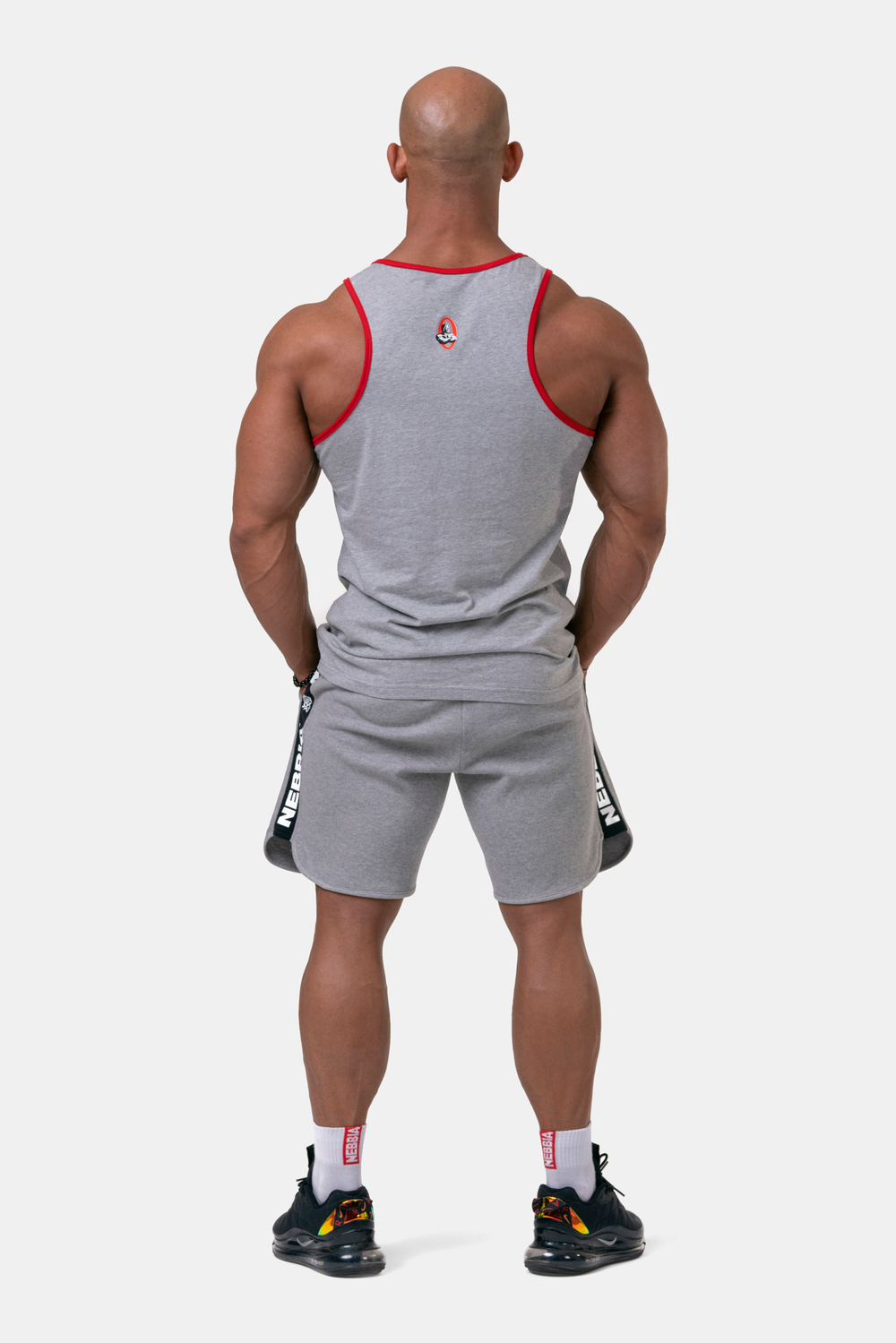 Майка OLD-SCHOOL MUSCLE TANK TOP 193 Серая