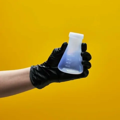 Колба коническая 50 мл, с дел. с навинч. крышкой, п/п, Лаборио