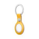 Кожаный брелок с заводным кольцом Apple Leather Key Ring для AirTag, Meyer Lemon (Лимонный сироп)