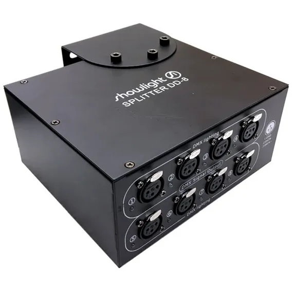 SHOWLIGHT DD-8 - cплиттер/разветвитель DMX сигнала на 8 каналов, встроенный терминатор,