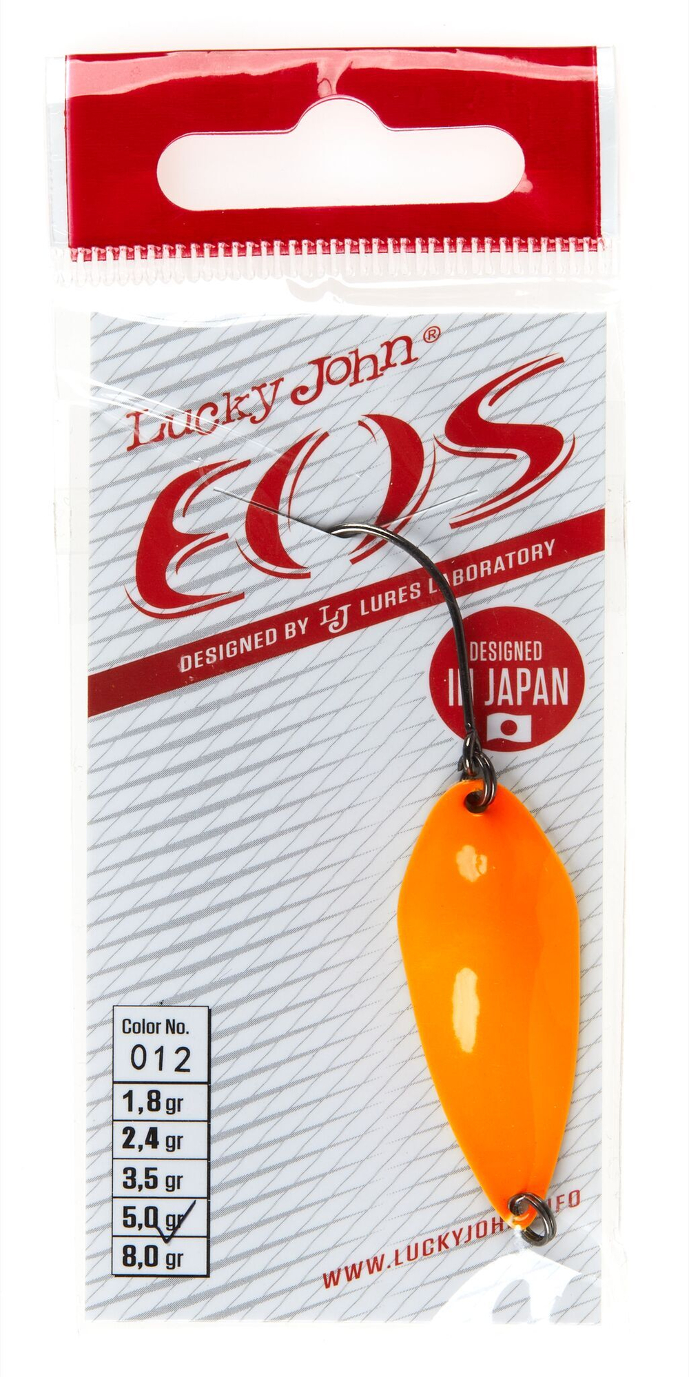 Блесна колеб. Lucky John EOS длин.39мм/05.0г 012