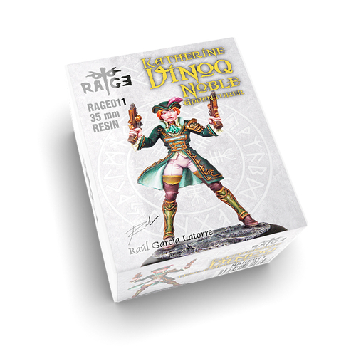 Миниатюра Rage Resin Miniatures - Katherine Vinoq, Noble Adventurer - 35MM