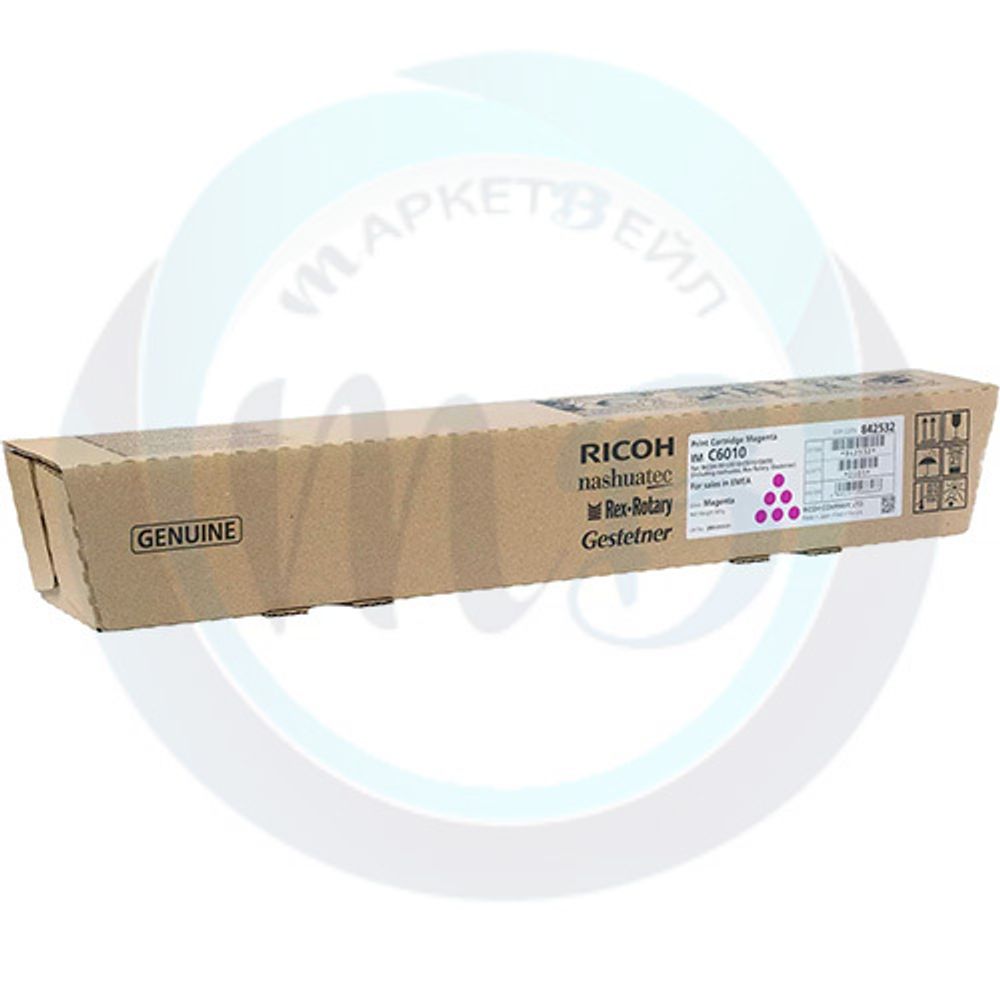 Тонер-картридж RICOH тип IM C6010 для IM C4510/C5510/C6010 пурпурный 842532