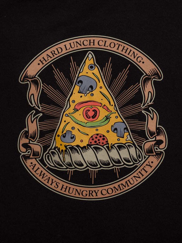 Толстовка Pizza eye черная - фото 8