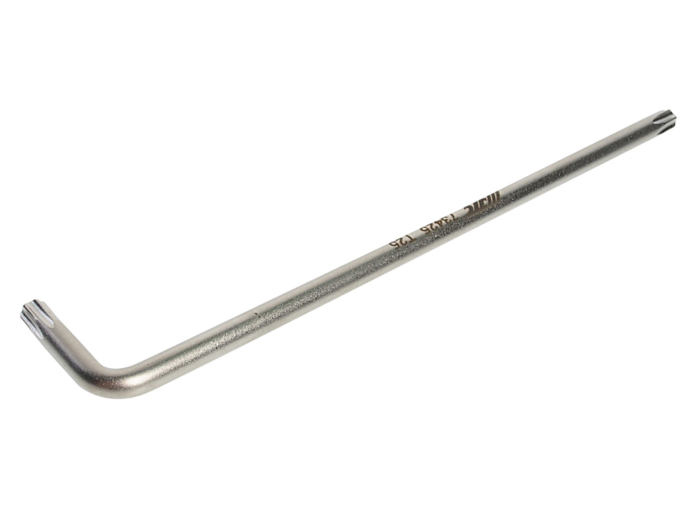 Ключ TORX Г-образный T25H удлиненный L=126мм JTC