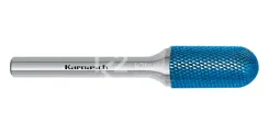 Борфреза твердосплавная Karnasch форма C, 2х11х3х38 мм, насечка HP-11 Micro, покрытие Blue-Tec, арт. 11.6082-010