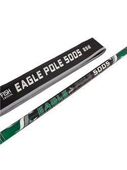 Удилище телескопическое без колец (маховое) "EAGLE POLE" FISH CRYSTAL , длина 5 м (тест 10-40гр) CARBON 40T