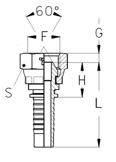 Фитинг DN 10 BSP (Г) 1/2