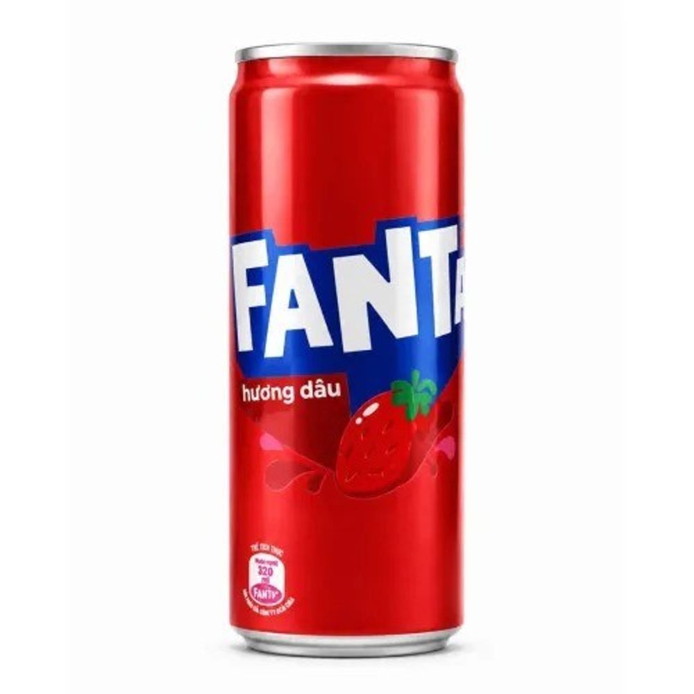 Fanta Huong dau Клубника 0,320мл (Вьетнам)