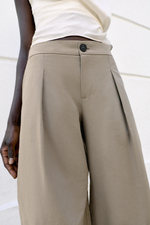 БРЮКИ БАРРЕЛЬ ИЗ ПОПЛИНА — ZARA