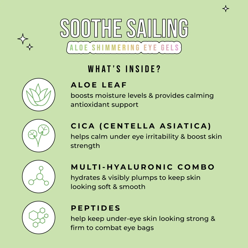 Патчи вокруг глаз сияющие Avatara Soothe Sailing
