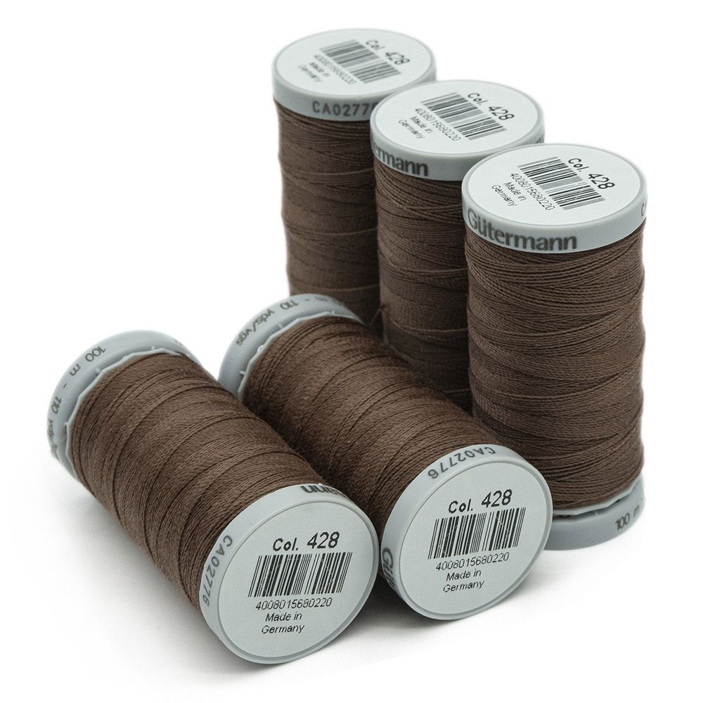 Нитки суперкрепкие Gutermann Extra Strong M782 №40 (100 метров), 5 кат. | 428 какао