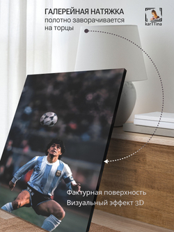 Картина на стену "Роналдиньо" 50х70см 1шт.