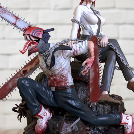 Makima and Denji - Chainsaw Man