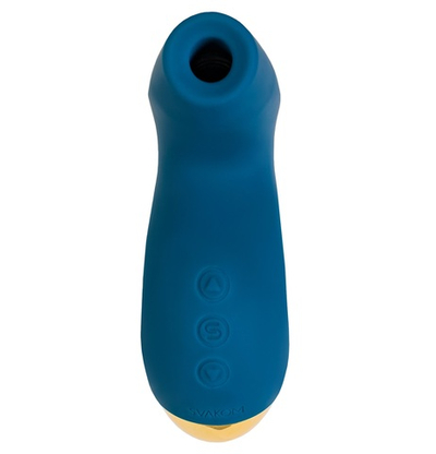 Вакуумный стимулятор клитора Svakom Pulse Pure синий 12,9 см