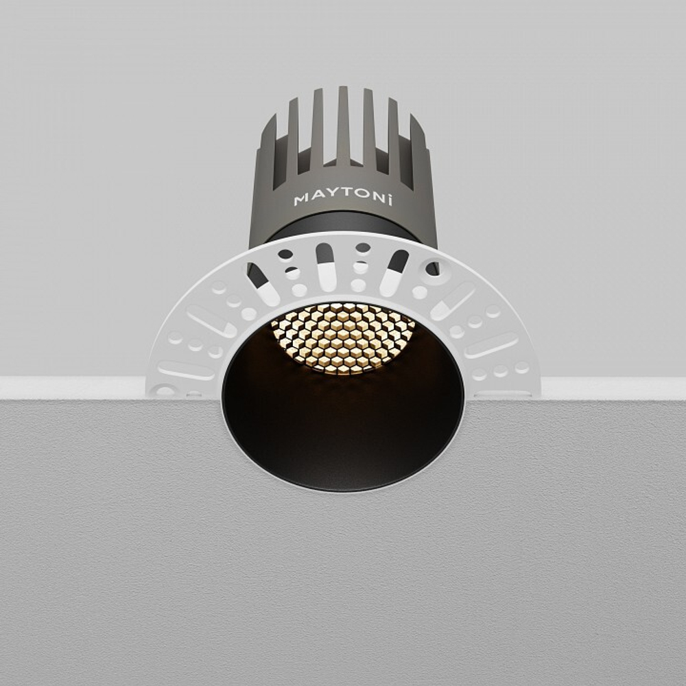 Встраиваемый светильник Maytoni  DL122-15W-3K-TRS-B