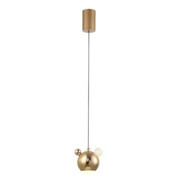 Светильник подвесной 6,5W 4000K AMIGO SP LED GOLD золото Crystal Lux
