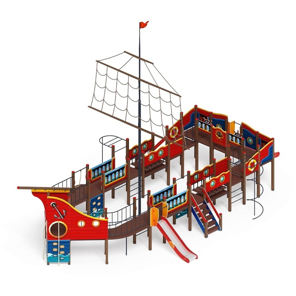 Шхуна (Морской стиль)  Игровой комплекс H=1200 H=1500