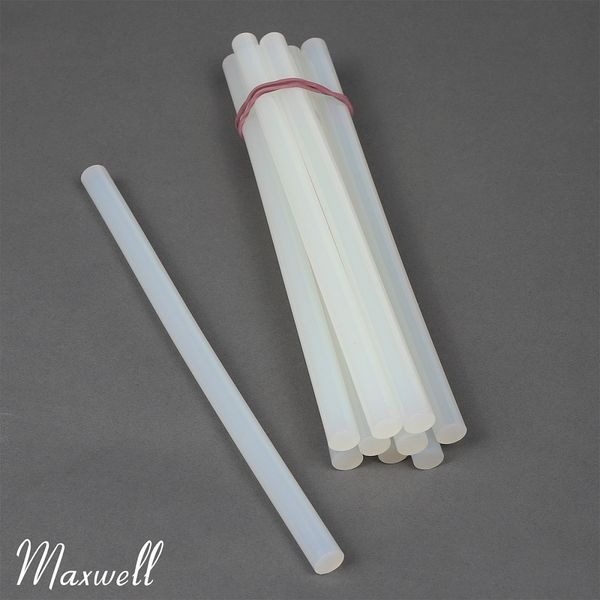Клеевые стержни для клеевого пистолета прозрачный Maxwell Glue ⌀11,2мм, 210мм, уп.15 шт