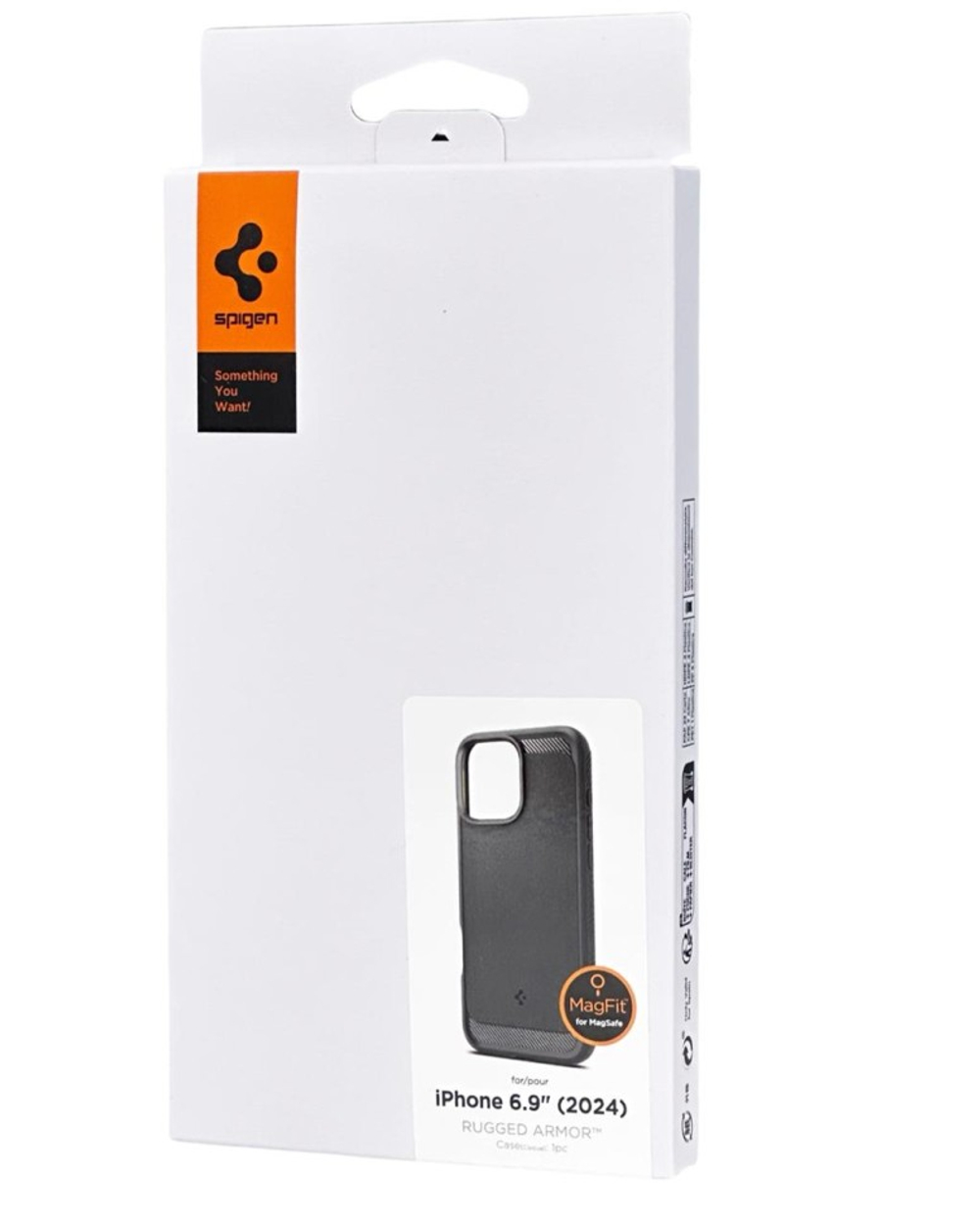 Накладка для i-Phone 16 Pro Max 6.7" Spigen Rugged Armor MagSafe (ACS07986) матовый черный