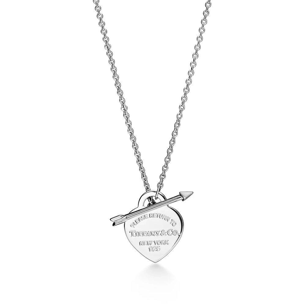 Подвеска из серебра 925 , Tiffany 💠, со стрелой на изящной цепочке. 💗 Exclusive - Единственная в наличии